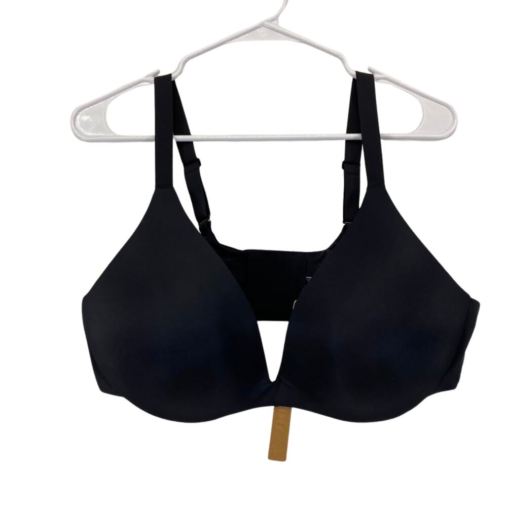 SKIMS Women's Wireless Form Super Push-up Bra Black Sz 42C